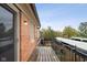 Private balcony offering an outdoor retreat and view of neighborhood at 1151 Canterbury Ct # D, Indianapolis, IN 46260