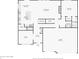 First floor plan features kitchen, dining room, living room, study, garage, bathrooms and a bedroom at 16112 Lavina Ln, Fishers, IN 46040