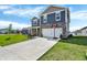 Inviting two-story home with a spacious driveway leading to a two-car garage, perfect for Gathering living at 2972 W Patchwork Dr, Monrovia, IN 46157