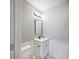 Bright and clean bathroom with vanity and toilet at 312 S Center St, Plainfield, IN 46168