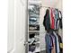 Organized closet with shelving and hanging racks for ample storage space at 312 S Center St, Plainfield, IN 46168