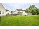 Large, fenced backyard is great for outdoor activities and entertaining guests at 4303 Cowslip Ct, Indianapolis, IN 46203