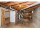 This is an unfinished basement that allows the new owner to customize it to their needs at 4468 N Elizabeth St, Indianapolis, IN 46226