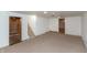 Spacious unfinished basement offers a blank canvas for customization with ample storage at 4468 N Elizabeth St, Indianapolis, IN 46226