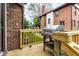 Outdoor deck features a stainless steel grill, providing a perfect space for barbecues and entertaining at 5124 N Capitol Ave, Indianapolis, IN 46208