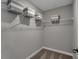 Walk-in closet with wire shelving and ample storage for clothing and accessories at 5163 Nettleton Way, Avon, IN 46123