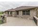 Large deck ideal for outdoor entertaining, attached to a brick home at 5499 Steven Dr, Greenwood, IN 46142