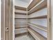 Walk-in pantry with custom shelving for optimal storage at 5499 Steven Dr, Greenwood, IN 46142