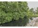 Waterfront property offering serene views and a lush, green shoreline at 5499 Steven Dr, Greenwood, IN 46142