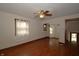 Living room with hardwood floors and natural light at 6051 Lowell Ave, Indianapolis, IN 46219