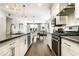 Beautiful condo kitchen with stainless steel appliances, hardwood floors, and ample counter space at 622 E 10Th St # 212, Indianapolis, IN 46202