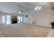 Bright and airy living room featuring a fireplace and sliding doors leading to an outdoor area at 710 Monarch Ln, Lebanon, IN 46052