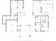 Detailed floor plan showcasing the layout of the home, including living spaces and bedrooms at 7310 W 100 N, Greenfield, IN 46140