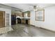 Kitchen with wood cabinets, functional appliances, and laminate countertops at 7702 Mary Ln, Indianapolis, IN 46217