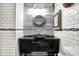 Stylish bathroom featuring a unique stone sink and rustic decor at 831 Wakulla Ct, Indianapolis, IN 46217