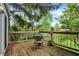 Charming outdoor deck with peaceful views and comfortable seating at 831 Wakulla Ct, Indianapolis, IN 46217