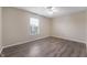 Neutral bedroom with vinyl floors, providing a blank canvas for personalization and relaxation at 9454 W Canoe Trl, Pendleton, IN 46064