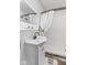 Modern bathroom with an updated sink, vanity, illuminated mirror, and a walk-in shower at 997 Yandes St, Franklin, IN 46131