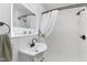 Modern bathroom with an updated sink, vanity, illuminated mirror, and a walk-in shower at 997 Yandes St, Franklin, IN 46131
