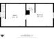 Second floor layout featuring two bedrooms, and walk-in closet at 997 Yandes St, Franklin, IN 46131