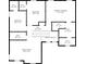 Second floor plan showcases bedrooms, bathrooms, walk-in closets, and a Gathering room at 11419 Pegasus Dr, Noblesville, IN 46060