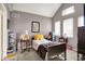 Bright bedroom with vaulted ceiling, natural light, and neutral decor at 11620 E 75Th St, Indianapolis, IN 46236