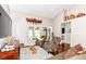Spacious living area with hardwood floors, comfortable seating, and backyard access at 12092 Sugar Creek Rd, Noblesville, IN 46060