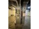 Basement featuring a RUNTRU HVAC unit and concrete flooring at 1309 N Colorado Ave, Indianapolis, IN 46201