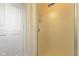 Bathroom showcasing a white door and walk-in shower with a frosted glass door at 14655 Little Eagle Creek Ave, Zionsville, IN 46077