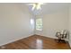 Empty bedroom featuring hardwood floors, neutral paint and good natural light at 14655 Little Eagle Creek Ave, Zionsville, IN 46077