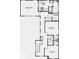 Second floor layout showcasing a primary suite, two bedrooms, two baths, and a convenient laundry room at 16055 Meadow Frost Ct, Fishers, IN 46037