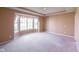 Expansive main bedroom with a bay window offering lots of natural light and space at 16156 Oliver St, Fishers, IN 46037