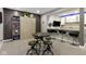 Basement with kitchenette, murphy bed, bar seating and bonus table seating at 16305 Kenora N Ln, Fortville, IN 46040