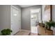 Bright entryway with stylish decor, modern flooring, and a welcoming atmosphere at 201 N 5Th St, Elwood, IN 46036