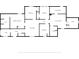 Black and white floor plan outlining the room layouts and dimensions at 201 N 5Th St, Elwood, IN 46036