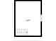 Black and white floor plan outlining the loft room layout and dimensions at 201 N 5Th St, Elwood, IN 46036