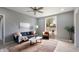 Comfortable living room with a stylish sofa, area rug, and ample natural light at 201 N 5Th St, Elwood, IN 46036
