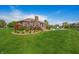 Spacious backyard with well-maintained lawn and beautiful landscaping at 2015 Saint Andrews Ct, Franklin, IN 46131
