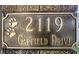 Close-up of the house number and street name for easy identification at 2119 S Garfield Dr, Indianapolis, IN 46203