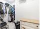 Spacious walk-in closet with metal shelving, a dresser, and ample storage space at 2306 Alabama St, Indianapolis, IN 46205