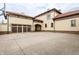 Attached two-car garage with spacious parking spaces and a basketball hoop at 2377 Finchley Rd, Carmel, IN 46032