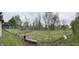 Large fenced in backyard with potential garden area at 255 S 900 E, Zionsville, IN 46077