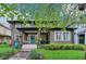 Charming home featuring a covered front porch with a swing and a bright blue front door at 4169 Central Ave, Indianapolis, IN 46205