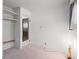Bedroom featuring a closet with shelves for storage and carpeting at 4864 N Katherine Dr, Indianapolis, IN 46226