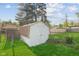 Backyard view of the shed at 4864 N Katherine Dr, Indianapolis, IN 46226