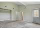 Bedroom with vaulted ceilings, a closet, and door to exterior at 5177 Fairway Dr, Avon, IN 46123