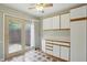 Bright breakfast nook with sliding glass doors leading to the backyard patio at 5177 Fairway Dr, Avon, IN 46123