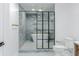 Beautiful bathroom featuring a modern shower and a luxurious freestanding tub at 5190 Potters Pike, Indianapolis, IN 46234