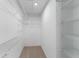 Walk-in closet with ample shelving, carpeted floor, and neutral paint at 5548 Painted Maple Ct, Indianapolis, IN 46254