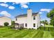 Expansive backyard includes a cozy patio with seating, perfect for enjoying the outdoors with Gathering and friends at 5617 Gainesway Dr, Greenwood, IN 46142